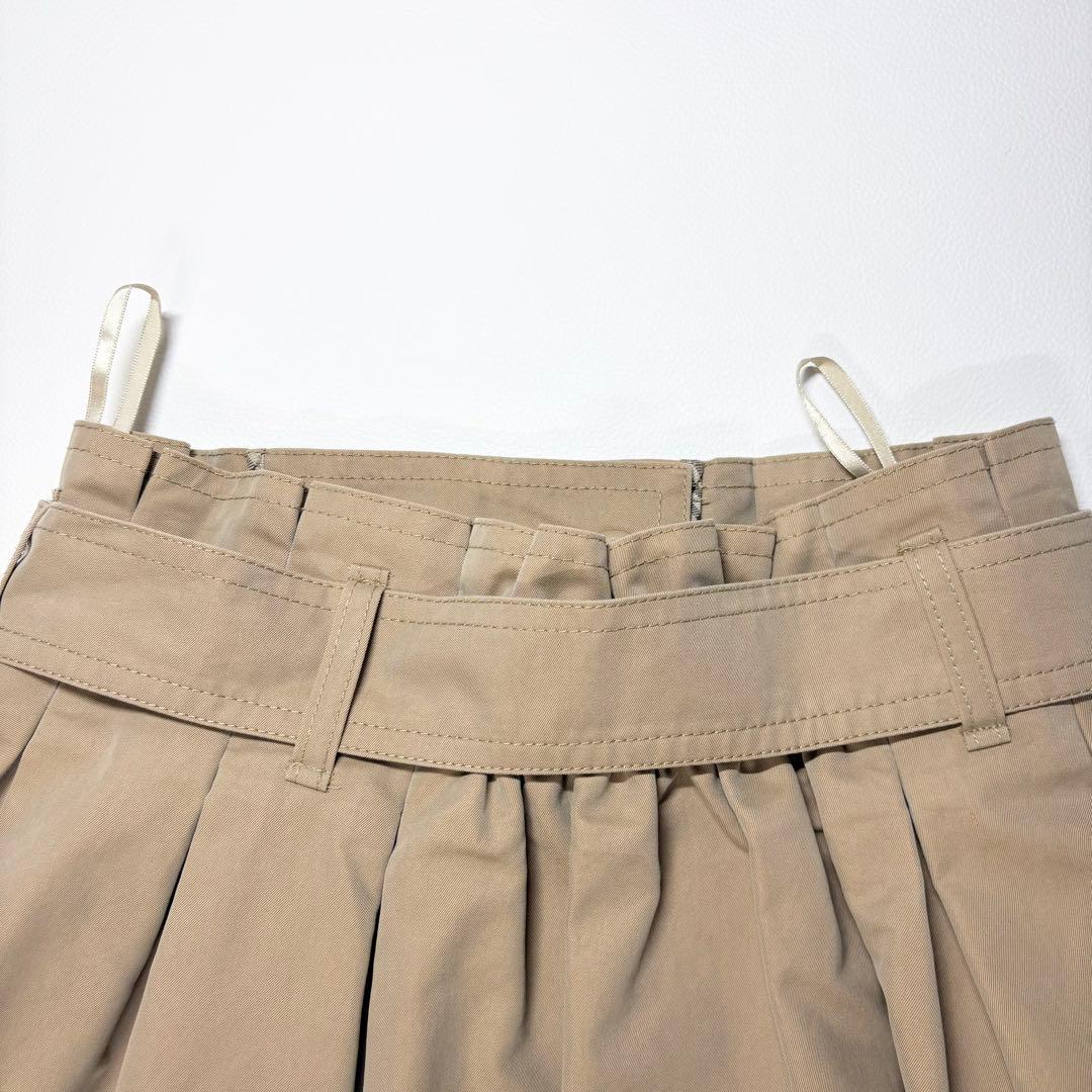 バーバリーブルーレーベル トレンチスカート 金ボタンM ホースロゴ