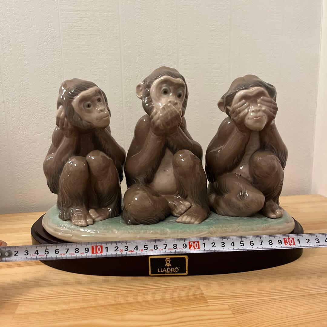 レア】【150体限定品】リヤドロ 7508 三匹の猿 置物 陶磁器 - メルカリ