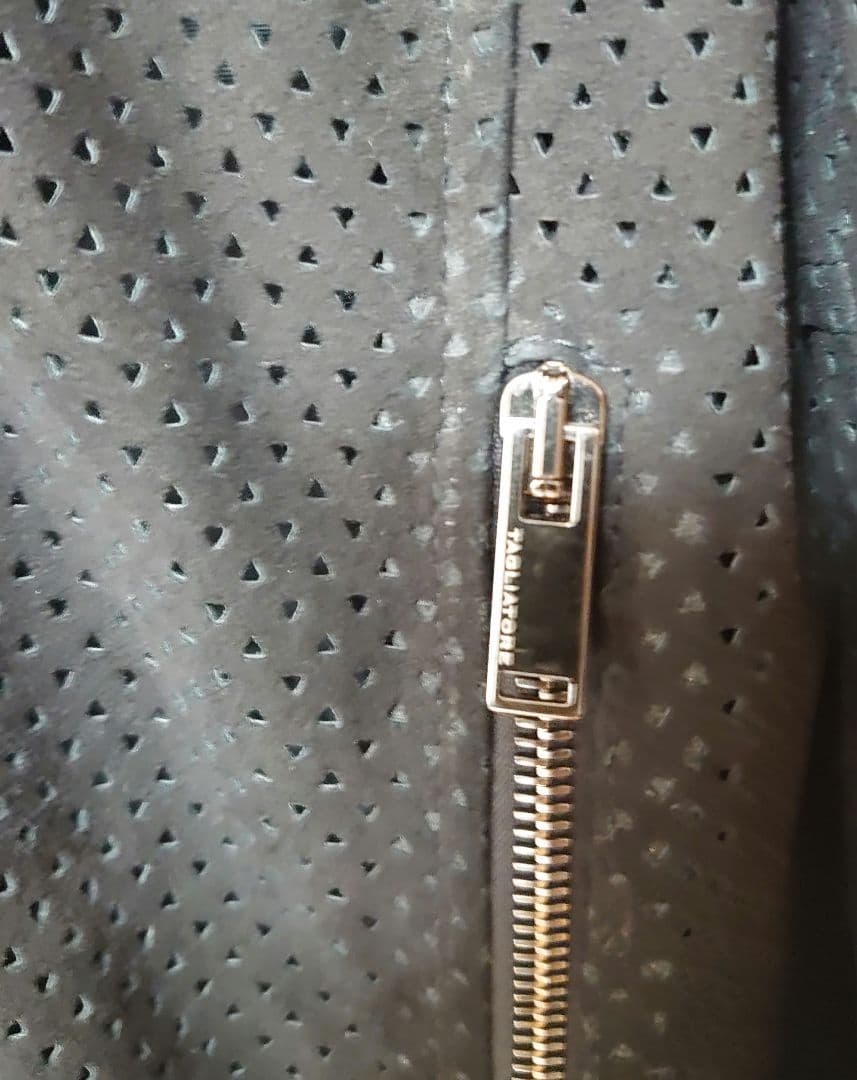 タリアトーレ スエード パンチング レザー ジャケット 黒 ブラック 50 LL