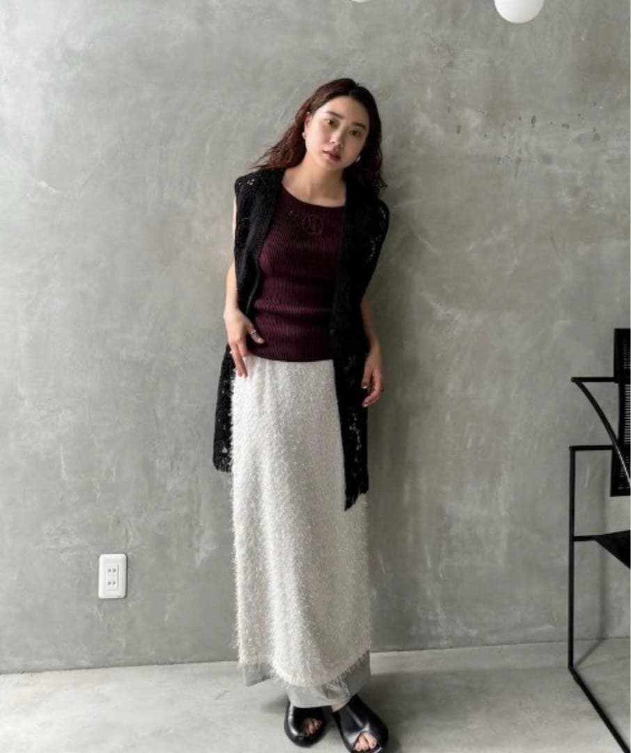 【未使用】MEDI CONCEPT LOGO KNIT TANK TOP