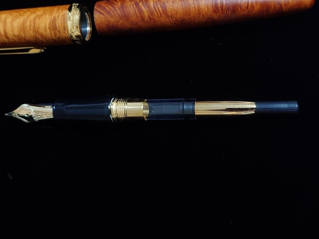 プラチナ万年筆　ブライヤー　中字　M 14k