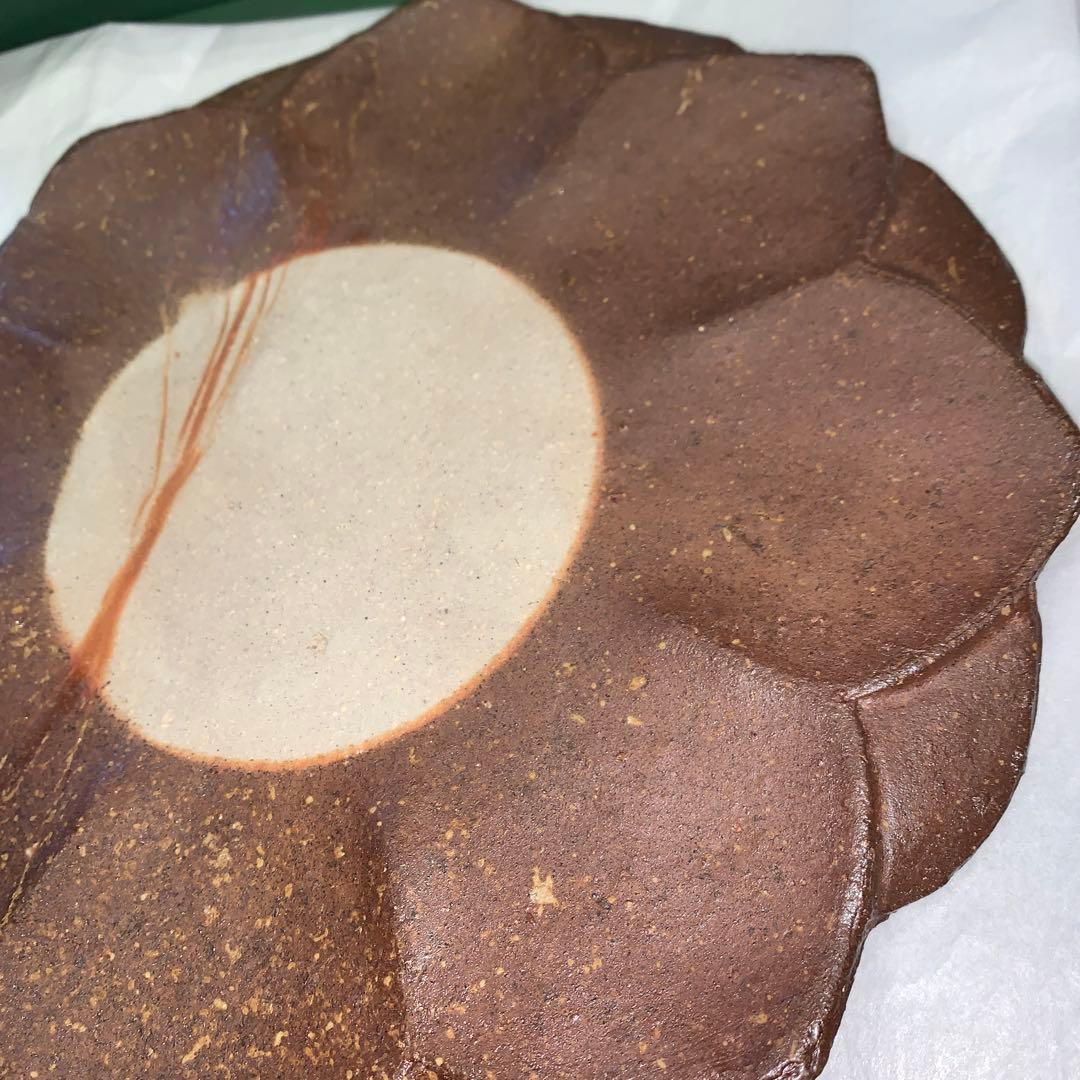 森一洋　備前焼　食器　花びら　陶器　プレート　大皿