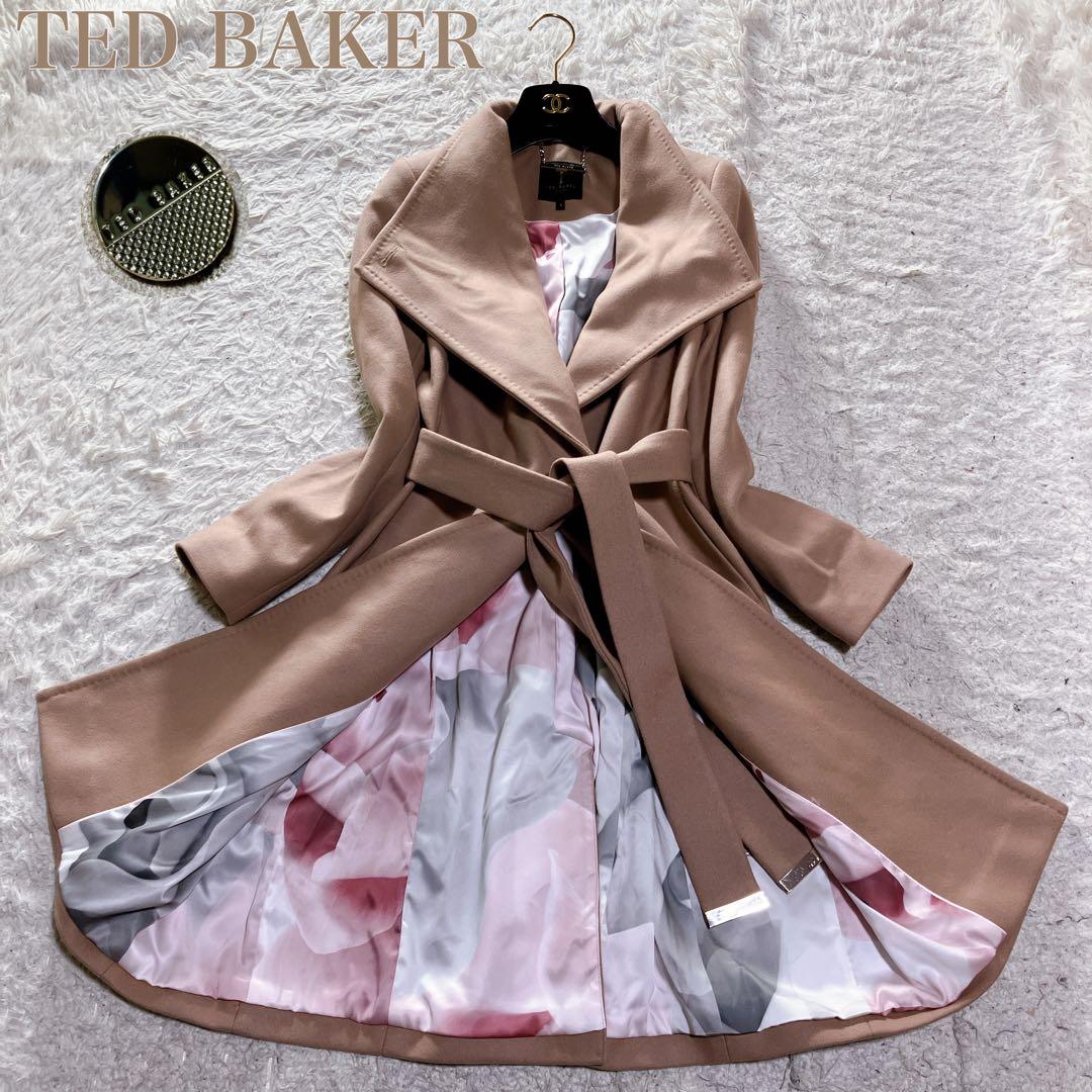 テッドベイカー 良品 ルーマニア製 ショールカラー ロングコート