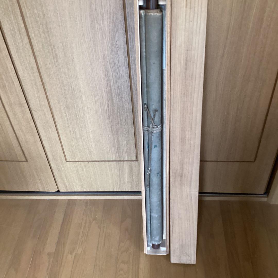 松村呉春【月渓】　紙本大幅彩色画　《老松に三頭の鹿蝙蝠之図》　軸先木　364