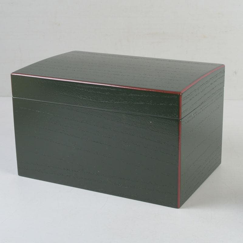 茶道具 桐木地本漆塗 青漆爪紅 利休茶箱 茶碗 棗など 七