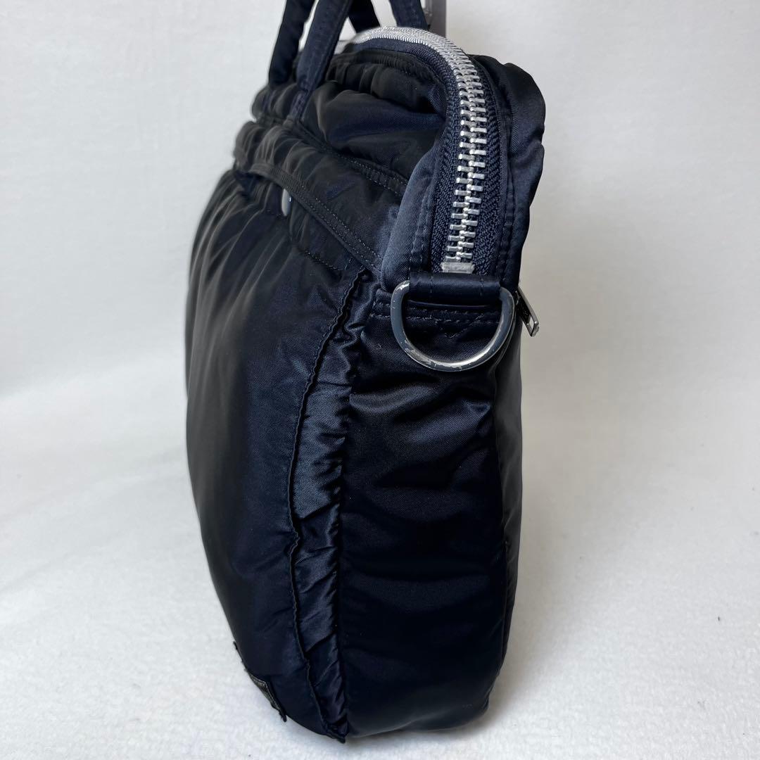 ☆美品☆ ポーター タンカー ブリーフケース 2way ブラック ナイロン 黒