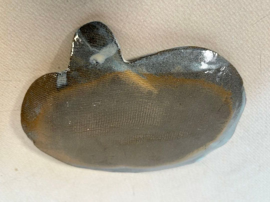 陶器製　持ち手付き小皿 6個セット