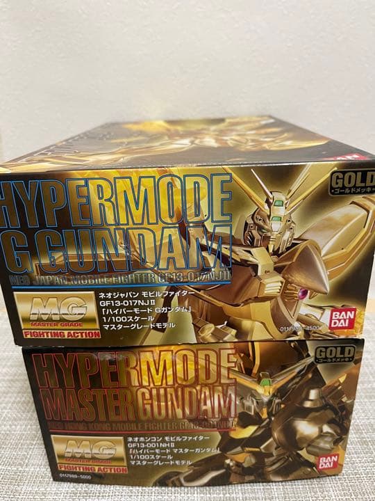 MG ゴッドガンダム、マスターガンダム2体セット