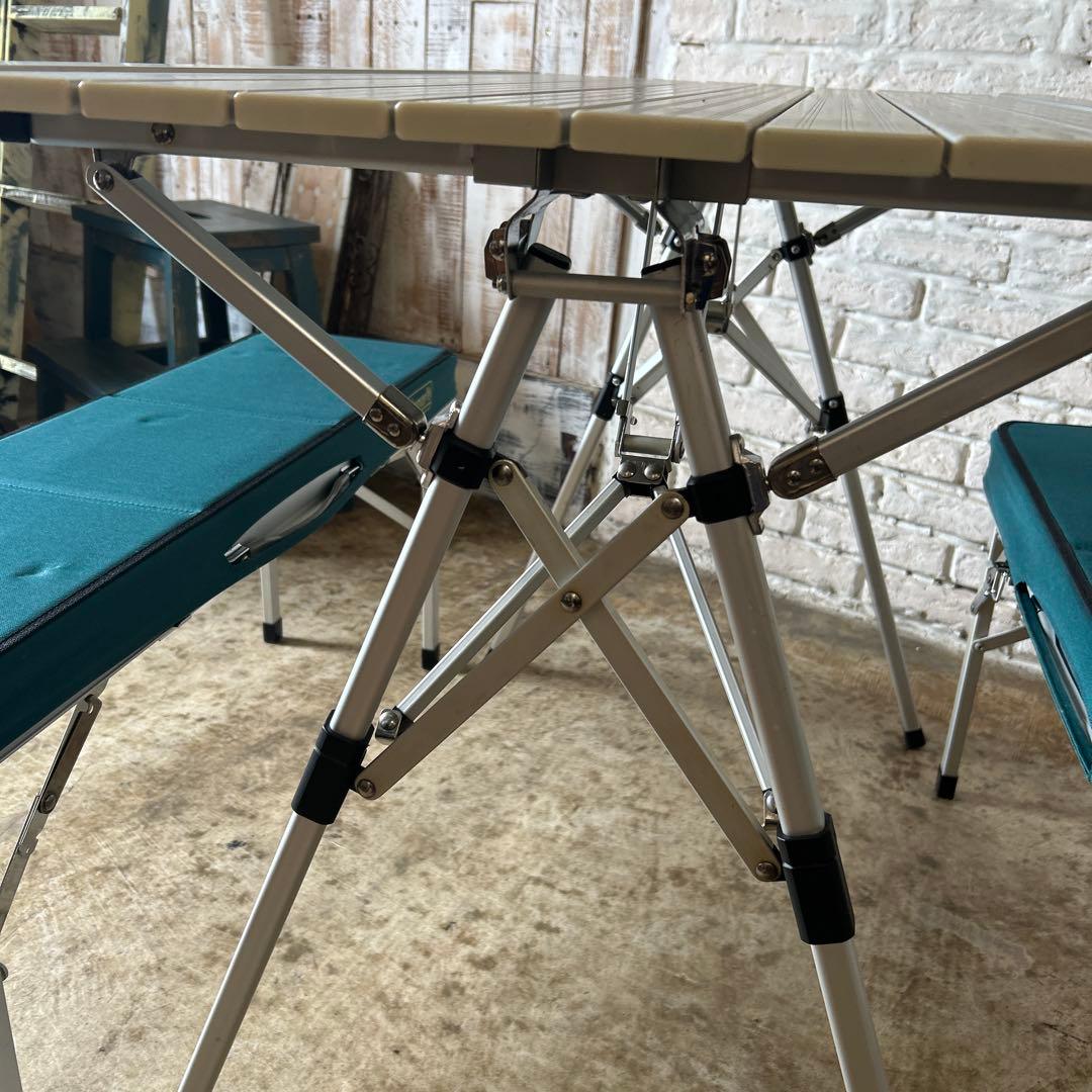 コールマン テーブルベンチセット｜折りたたみテーブルとベンチセット