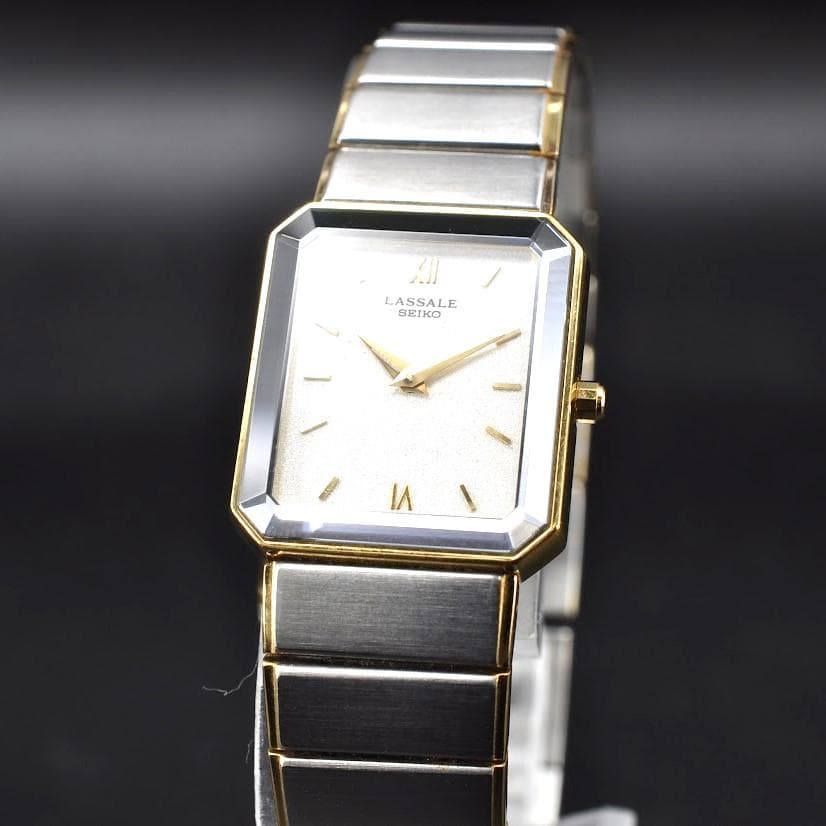 電池交換済みセイコーレディース腕時計LASSALE クォーツ