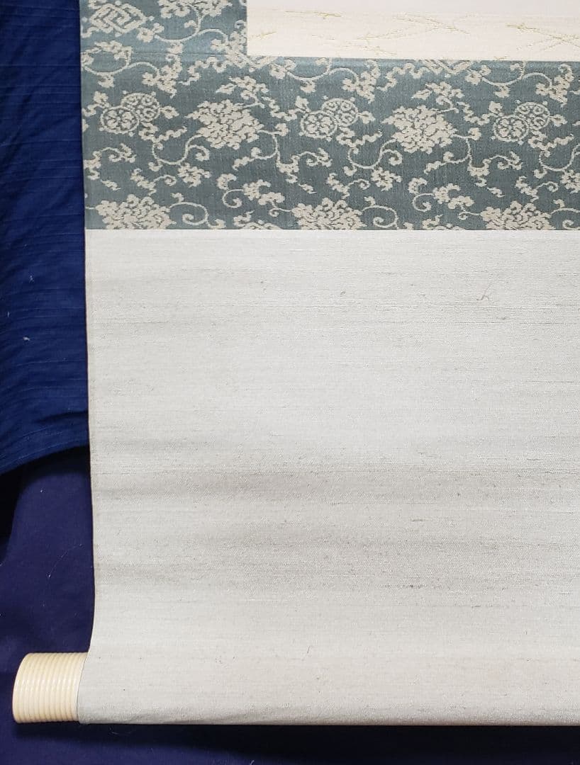 【牡丹図】里暁 2596 ボタン 共箱　掛け軸　肉筆