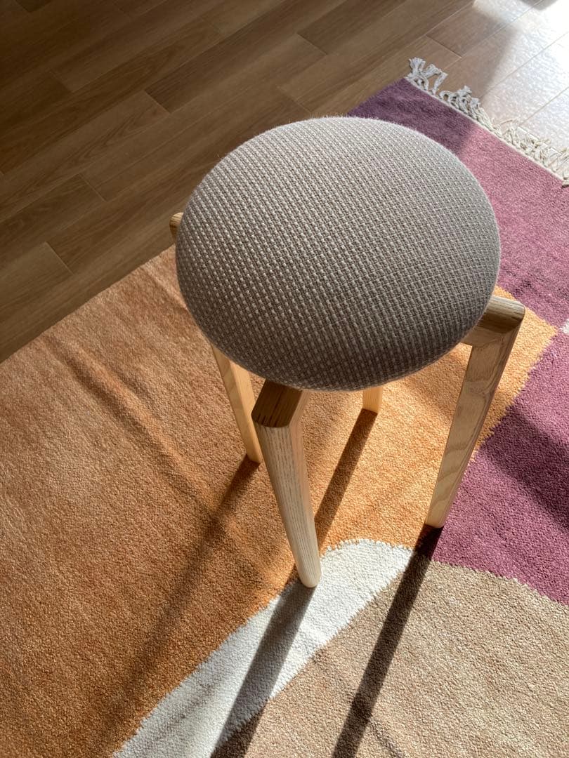 匠工芸 マッシュルームスツール　L 別注生地