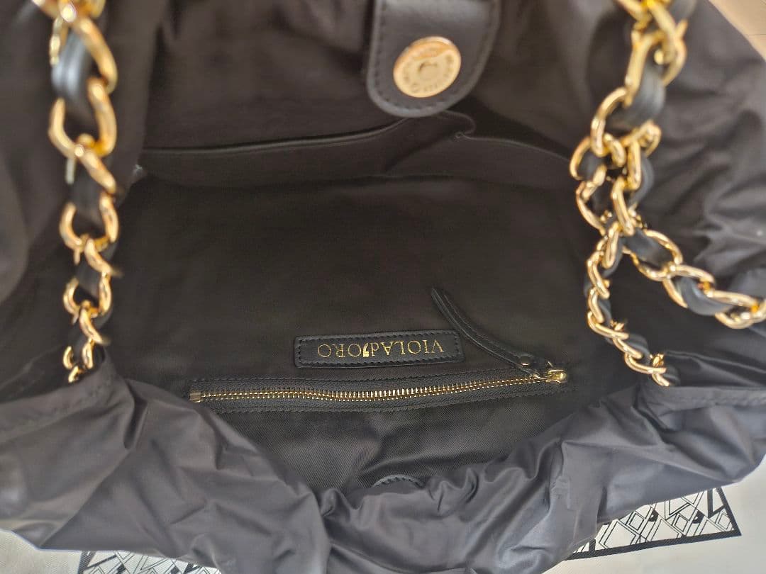 VIOLA d'ORO キルティングショルダーバッグ