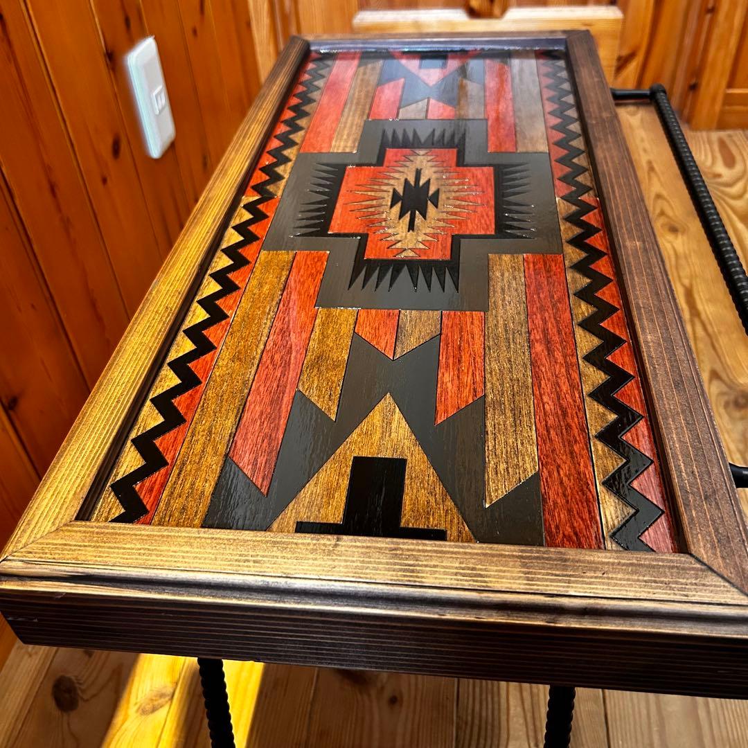 No.10 ソロテーブル ハンガー付 ディスプレイ棚 オルテガテーブル