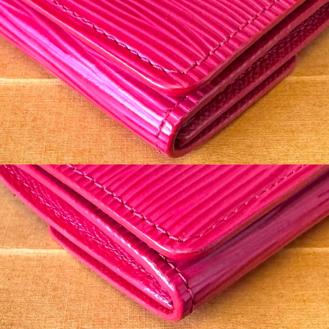 LOUIS VUITTON エピ ルージュ ラドロー &カードケース 美品