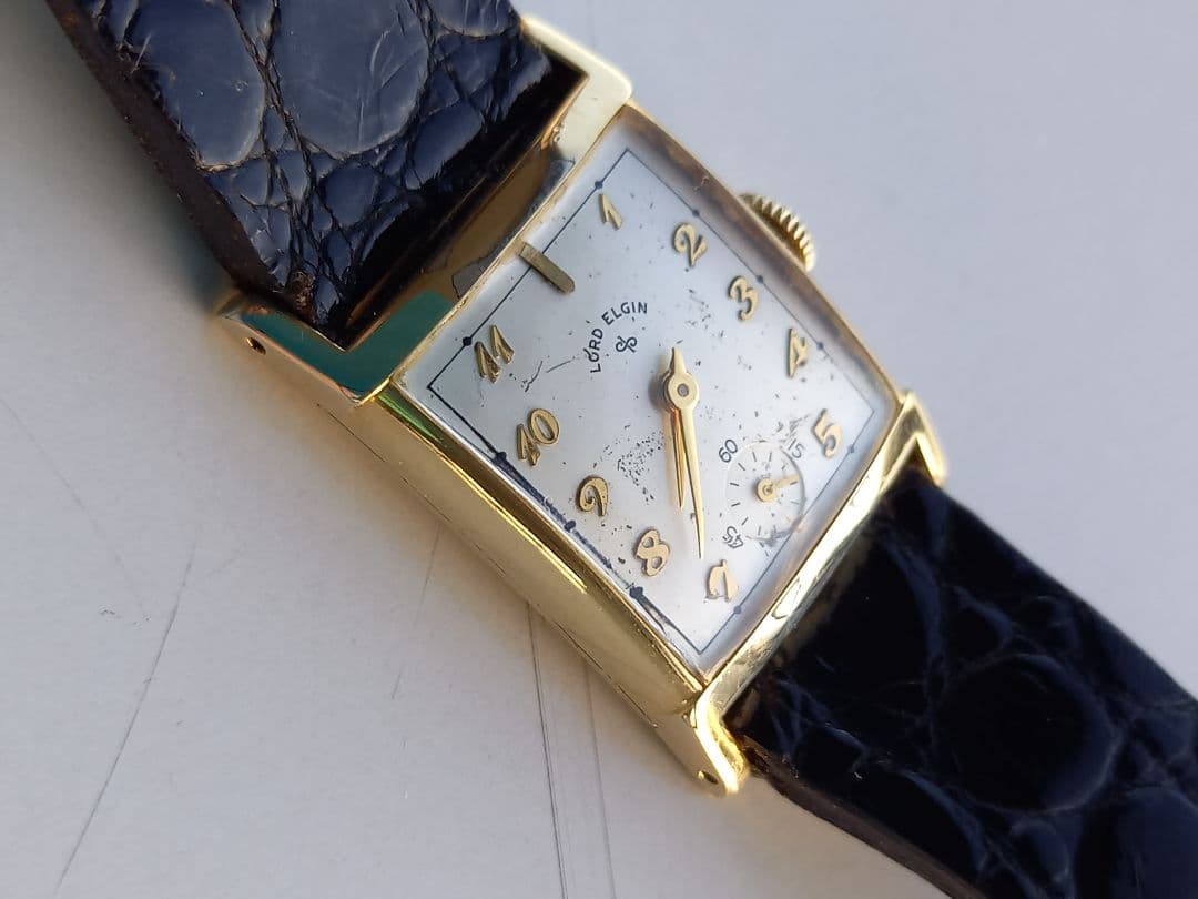 Lord Elgin 手巻き　腕時計 14Kゴールドフィルド