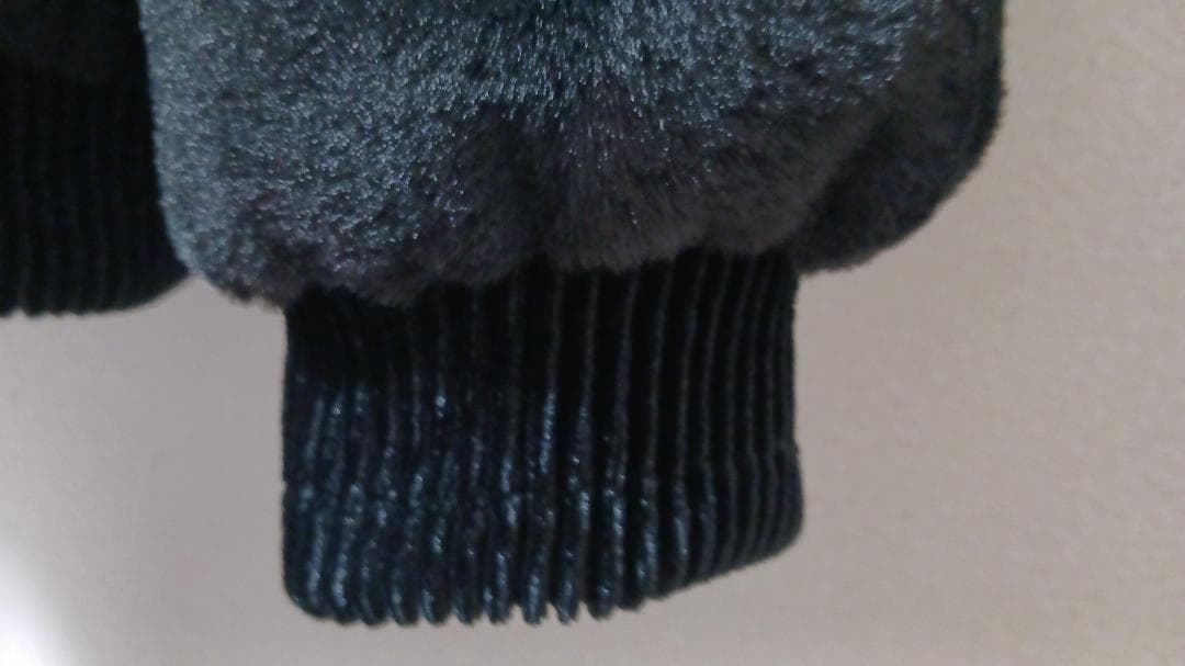 イタリア製 ミンク ＆ カシミヤ混 パカーフード付き 毛皮 防寒 日本サイズLL