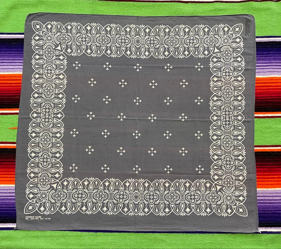 【Special】④③⑦60s USA製 バンダナ WAMCRAFT アイアン