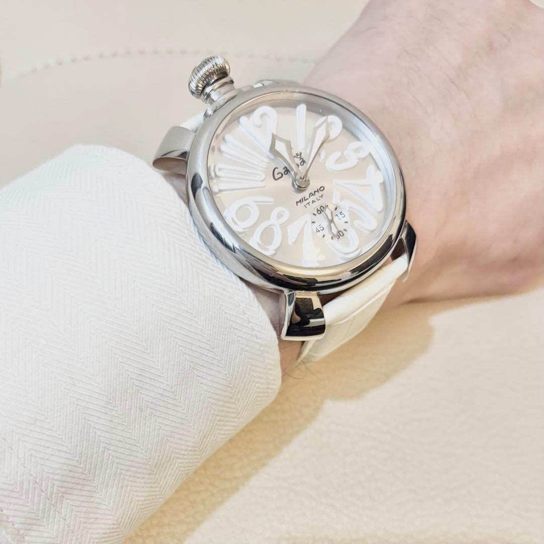 【値下げ！】ガガミラノ希少モデル　マヌアーレ48mm ヴィンテージS