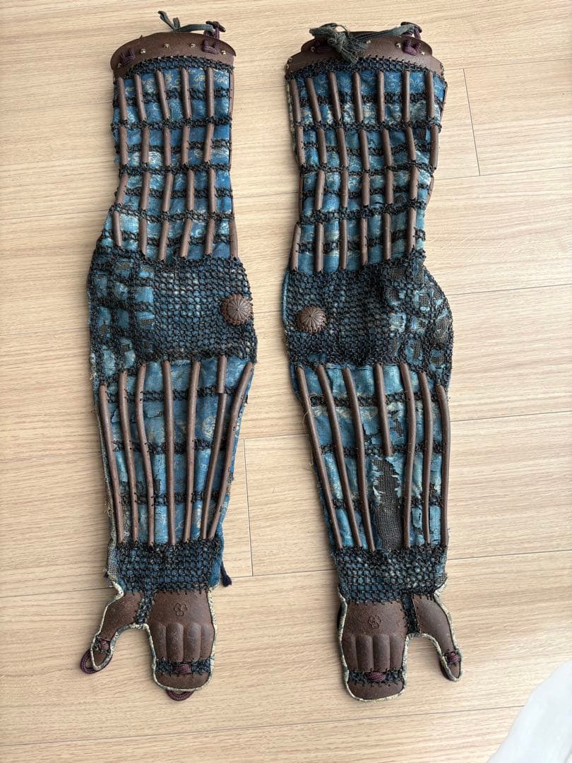 甲冑　等身大　当時物　鎧櫃付き