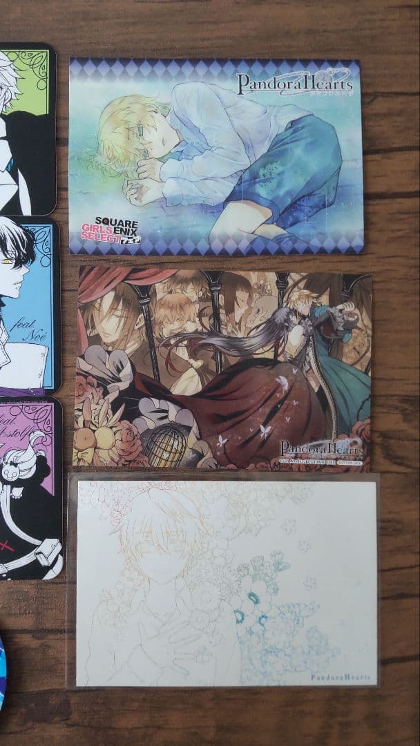 PandoraHearts コースター・イラストカードのまとめ売り