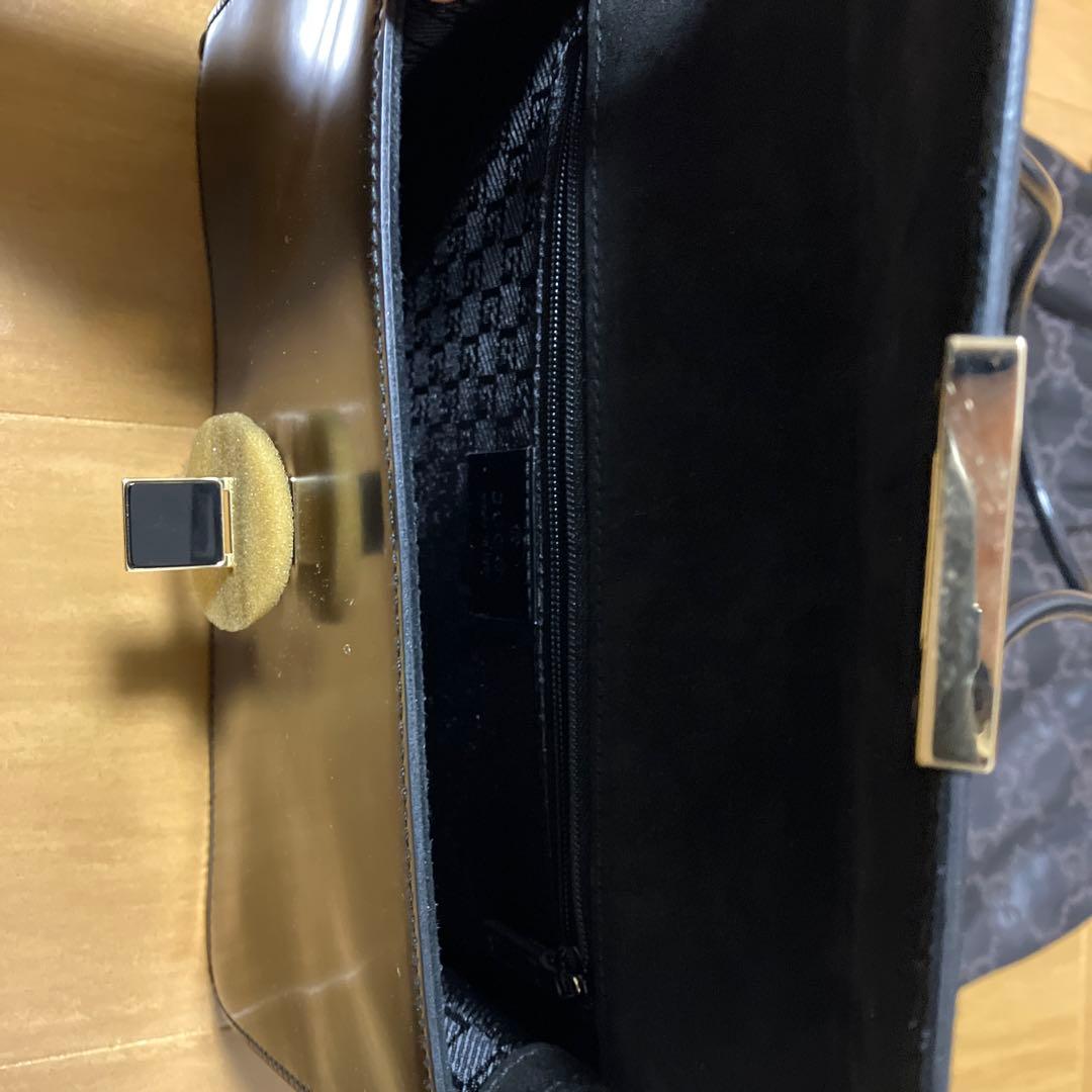 GUCCI 黒 ハンドバッグ 保存袋付き