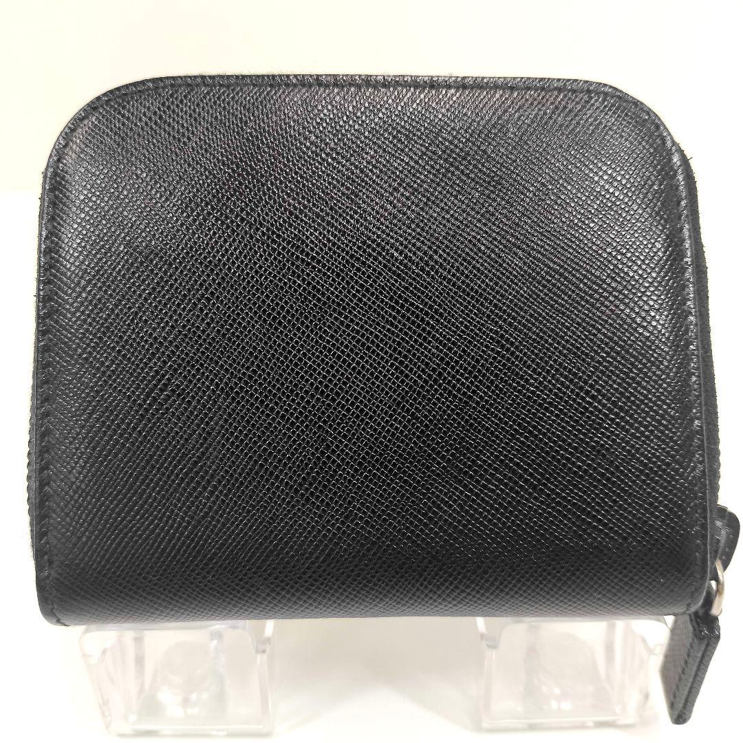 美品 プラダ ジッピー ケース パース 三角 黒 ブラック