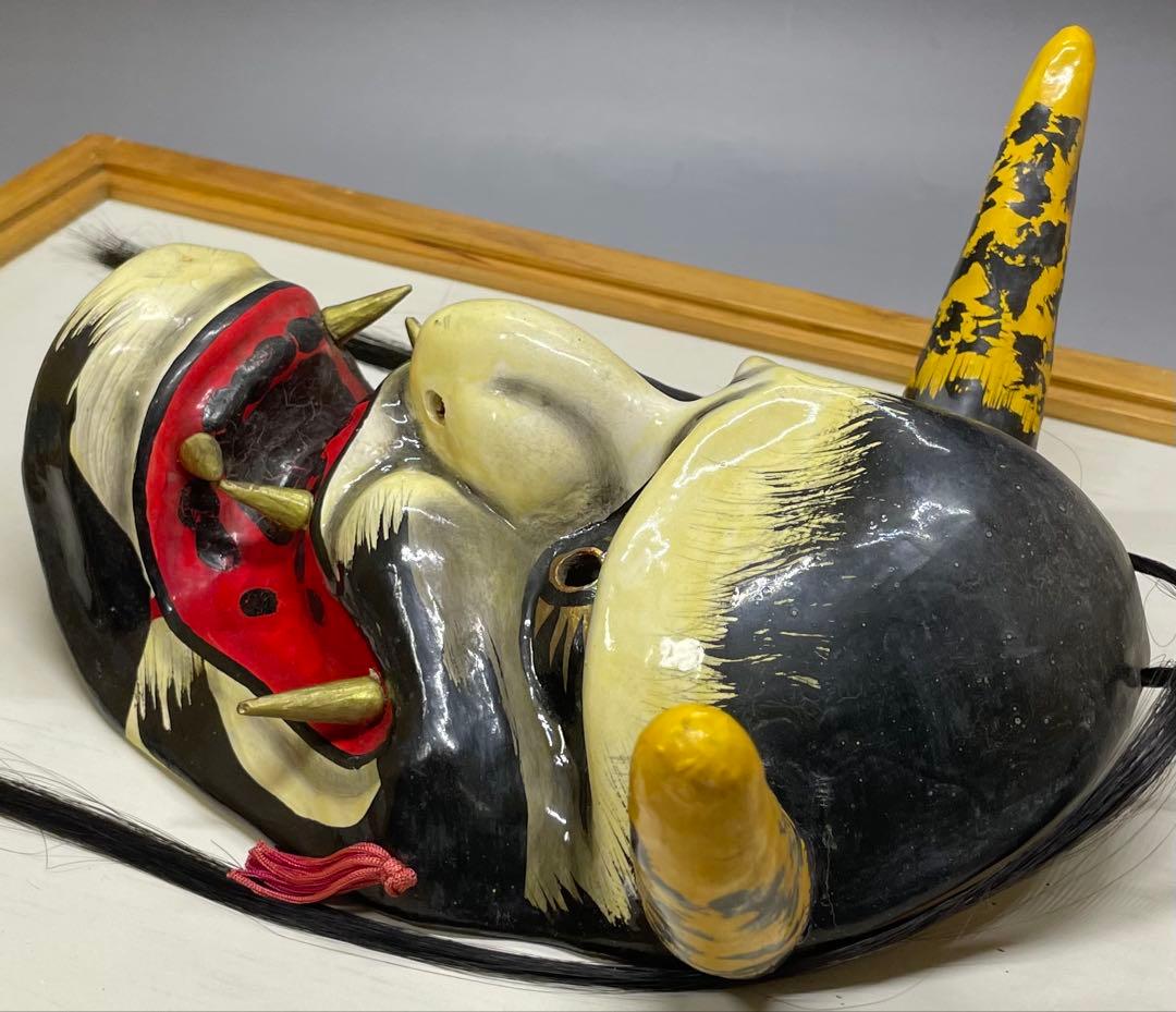 石見神楽面 石見神楽 石州和紙 魔除け 家内安全 商売繁盛 Lw7613