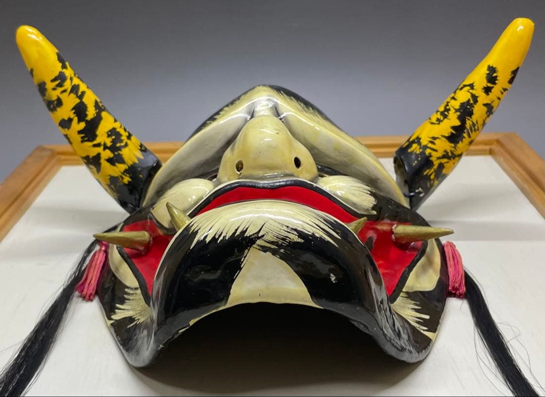 石見神楽面　石見神楽　石州和紙　魔除け　家内安全　商売繁盛　Lw7613