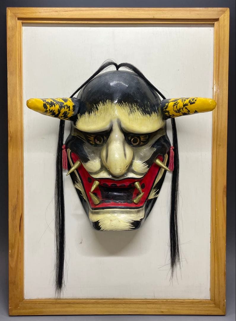 石見神楽面　石見神楽　石州和紙　魔除け　家内安全　商売繁盛　Lw7613