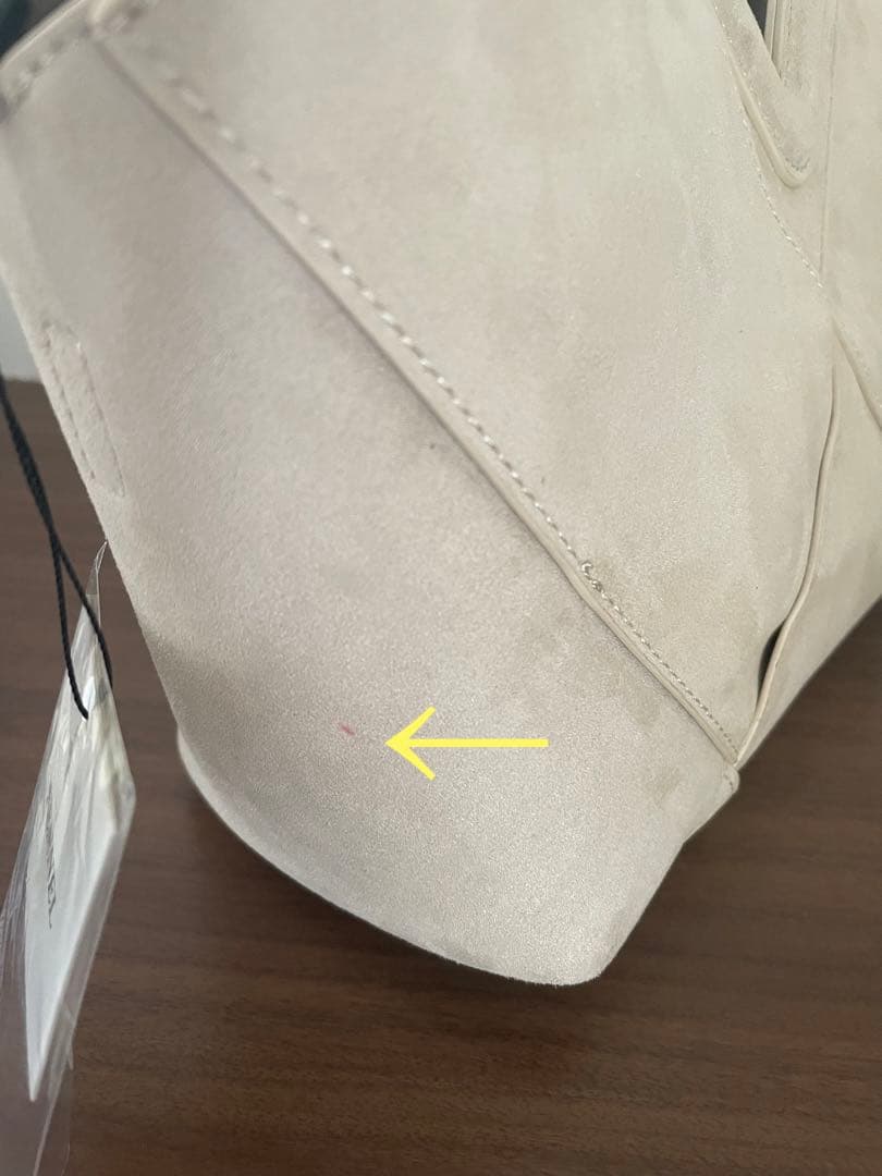 FENNEL スエードトライアングルハンドルバッグ