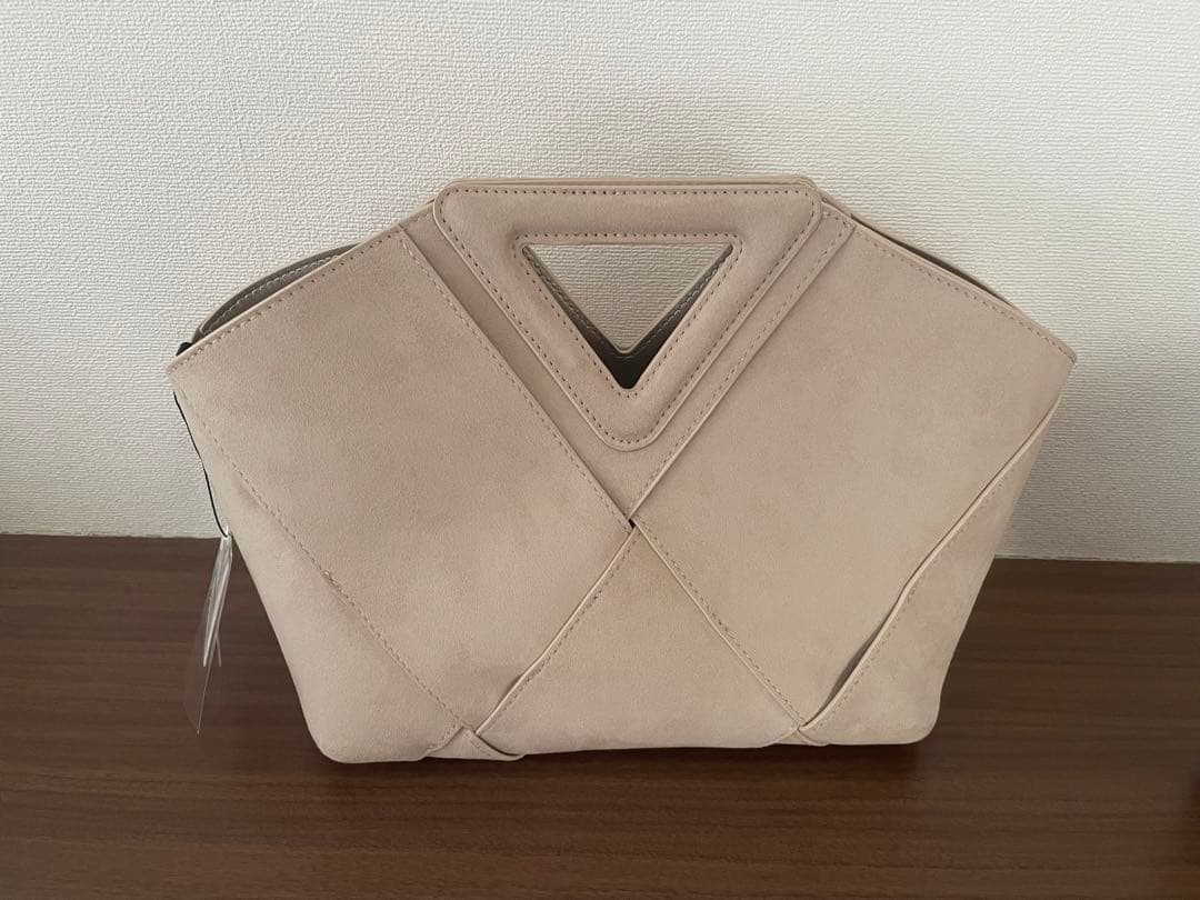 FENNEL スエードトライアングルハンドルバッグ