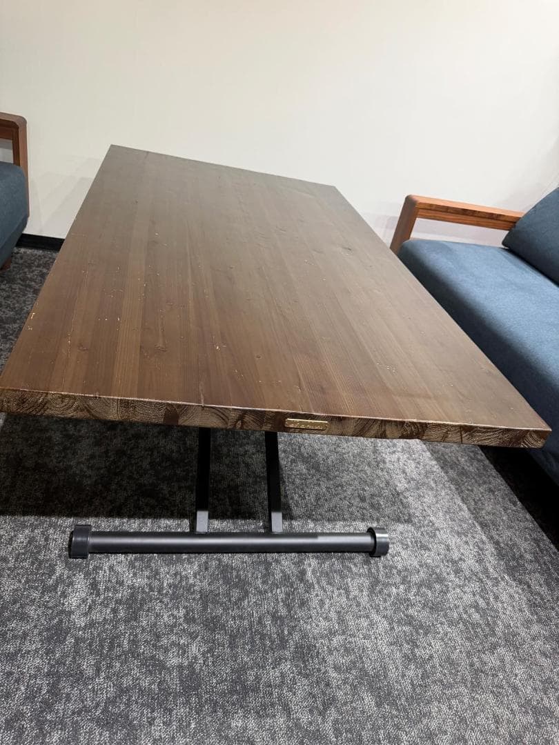 UP PULLEY LIFTING TABLE おしゃれ昇降式ダイニングテーブル