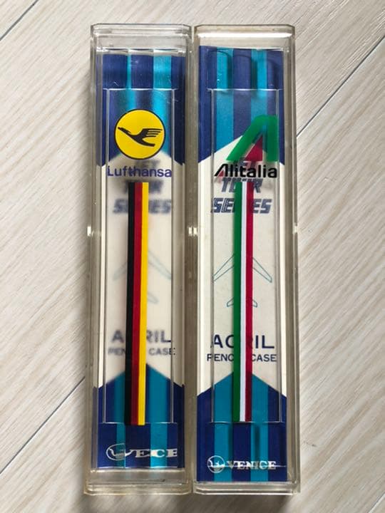 ルフトハンザ航空 アリタリア航空 ペンケース【レア】