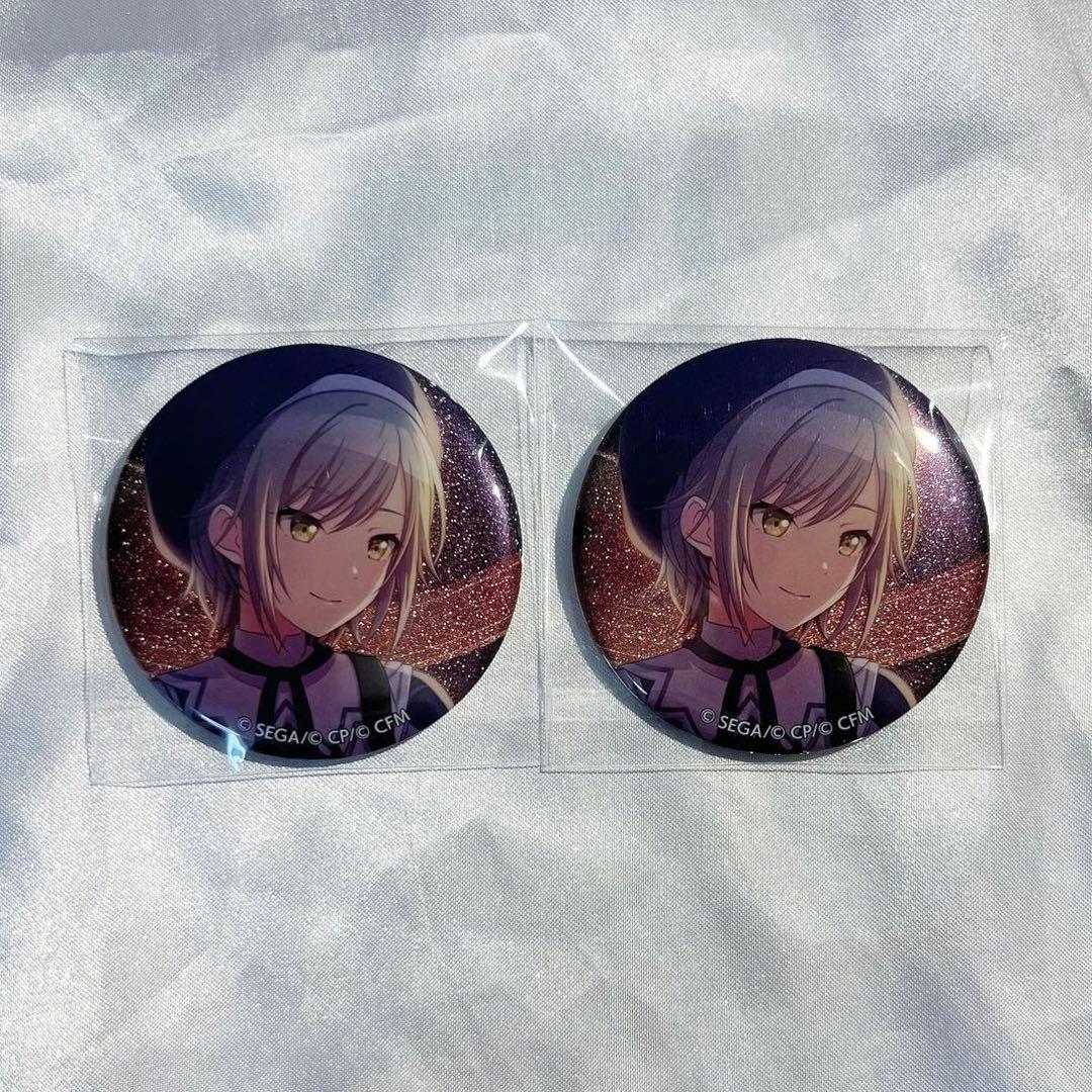 プロセカ 日野森志歩 グリッター缶バッジ 16B - メルカリ