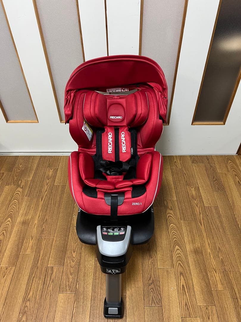 新生児OK レカロゼロワンチャイルドシートベビーサポートクッション付