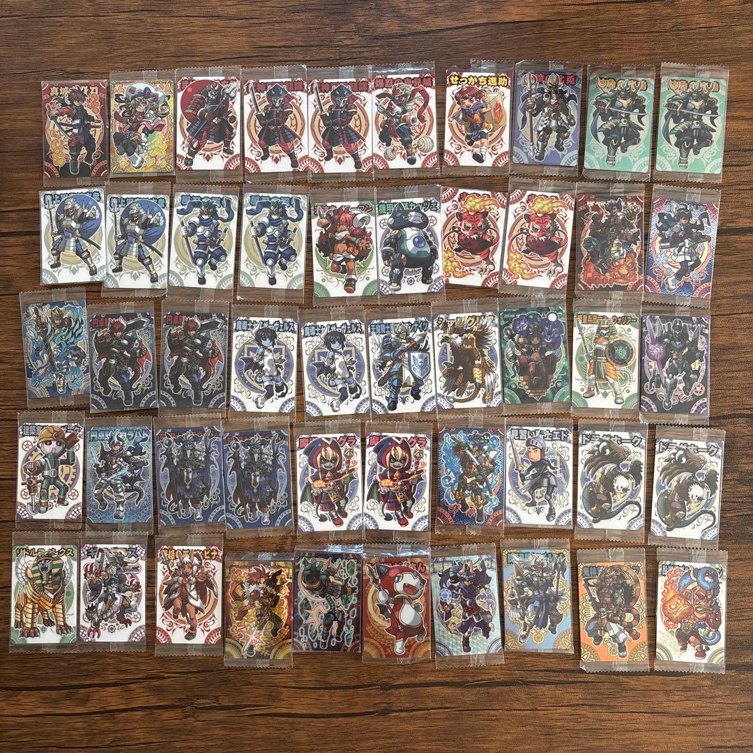 森羅万象チョコカード　350枚　まとめ売り　開封済みあり