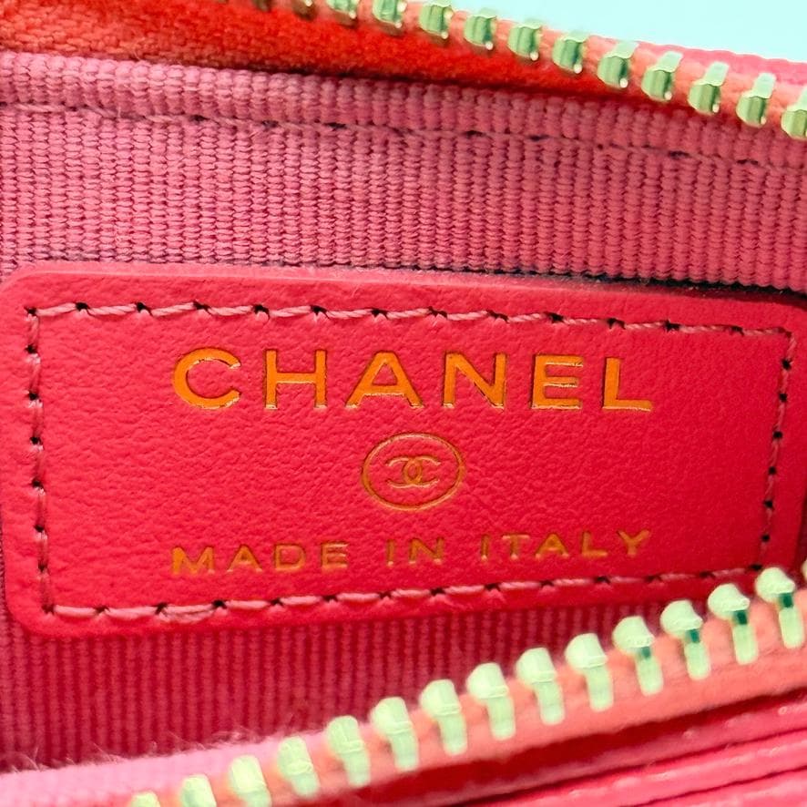 美品　CHANEL シャネル　マトラッセ　フラグメントケース　キャビアスキン