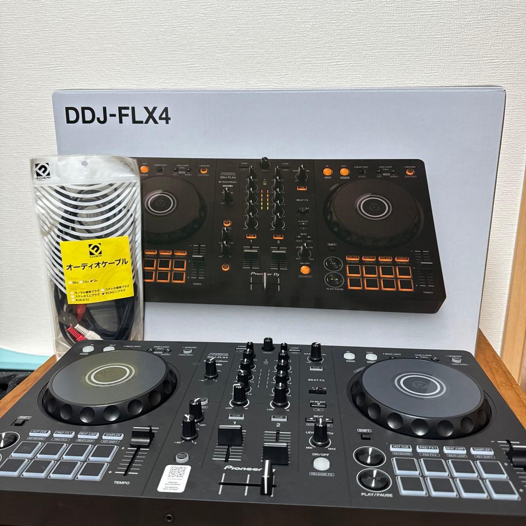 Pioneer DJ DDJ-FLX4 DJコントローラー　おまけ付き Pioneer DJ DDJ-FLX4 【Power DJ'sオリジナル DDJ-FLX4初心者DJ
