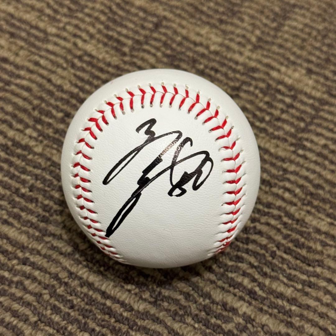 北海道日本ハムファイターズ 五十幡亮汰 直筆サインボール 名護