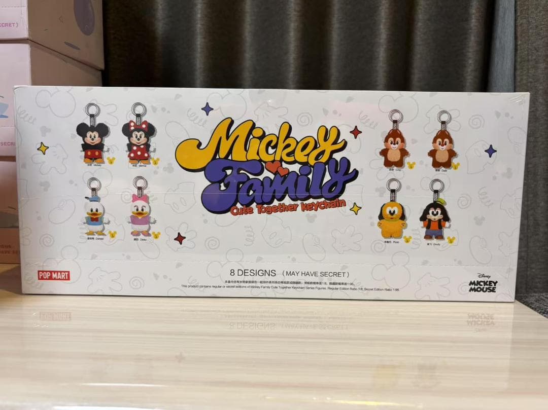 DISNEY ミッキーファミリー キュート トゥギャザー ぬいぐるみキーチェーン