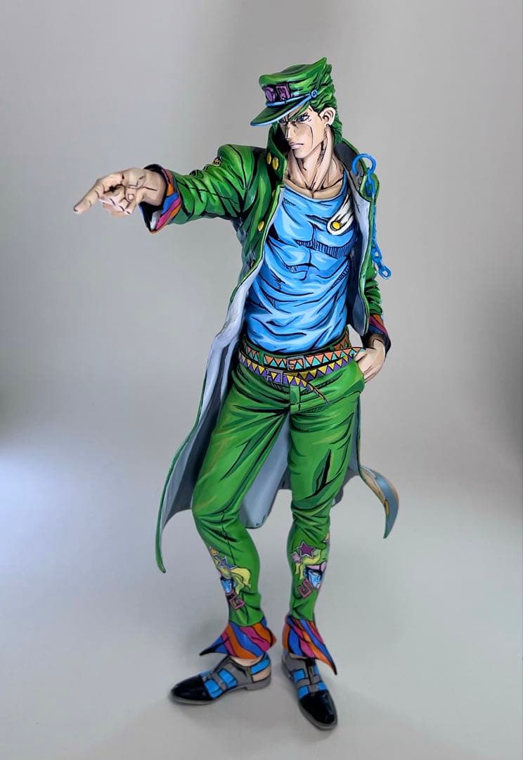 ジョジョの奇妙な冒険 SMSP 空条承太郎 フィギュア リペイント 二次元塗装