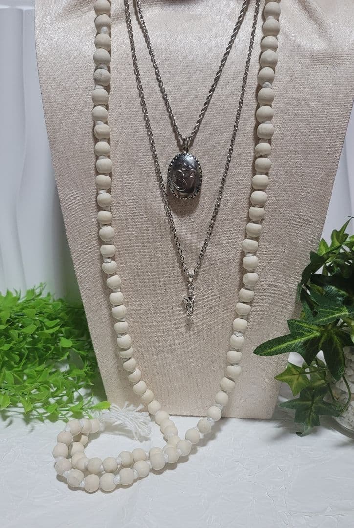 藤井風さん着用ネックレス3点セット オーム・クリシュナ神