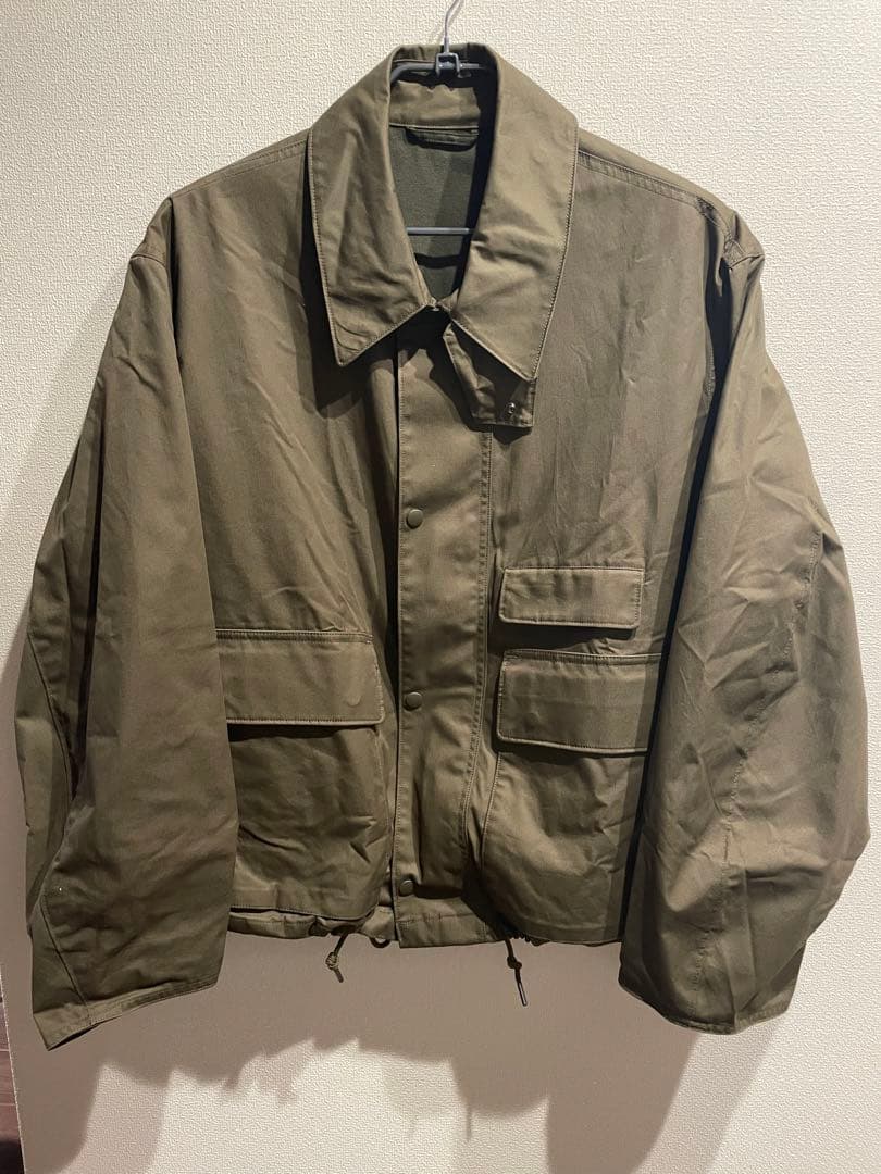UNIQLO U】ユーティリティショートブルゾン olive ユニクロU パフ
