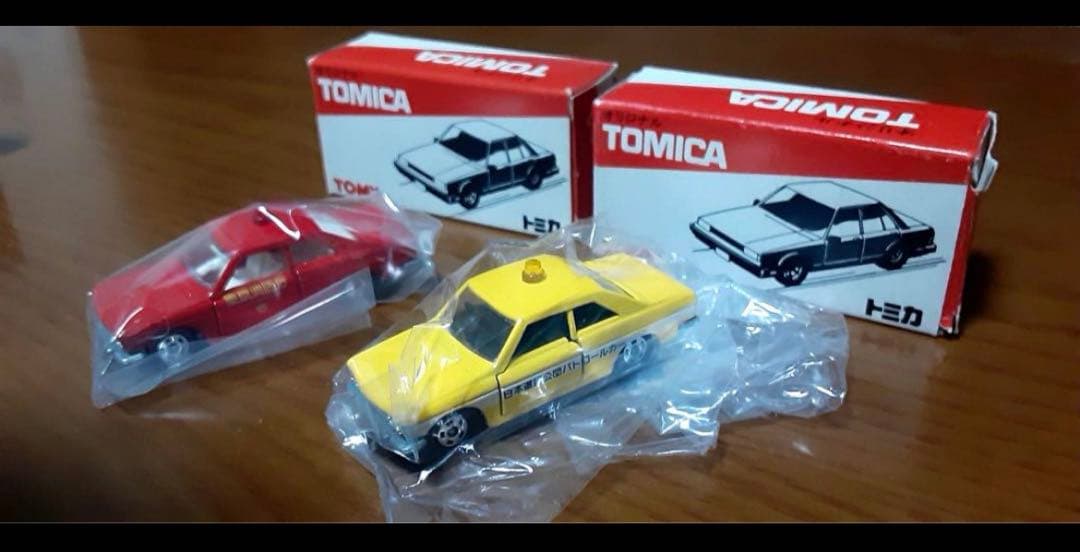 【4台セット】トミカ　オリジナルブルーバード　1/64 消防庁　日本道路公団他