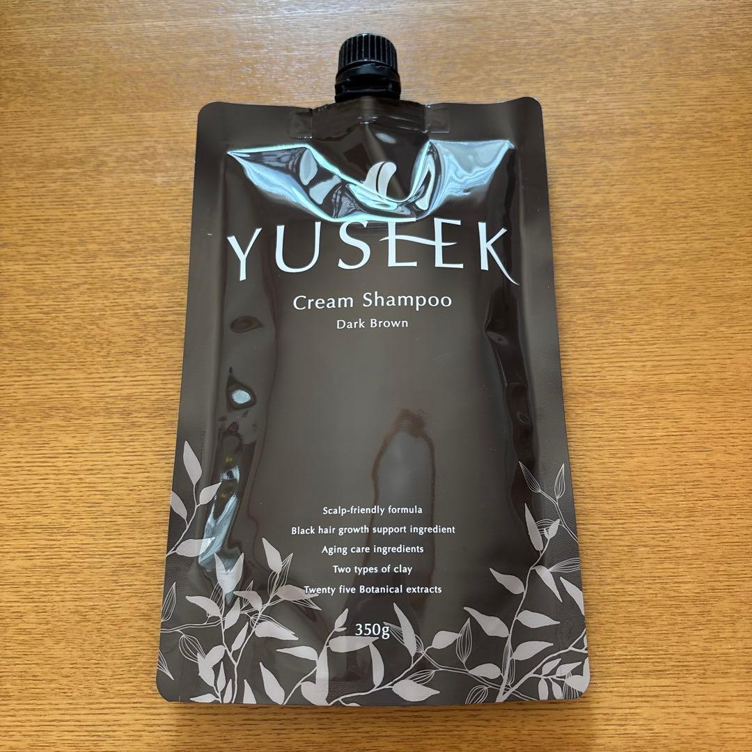 YUSEEK Cream Shampoo ダークブラウン 350g×2個セットYUSEEK Cream