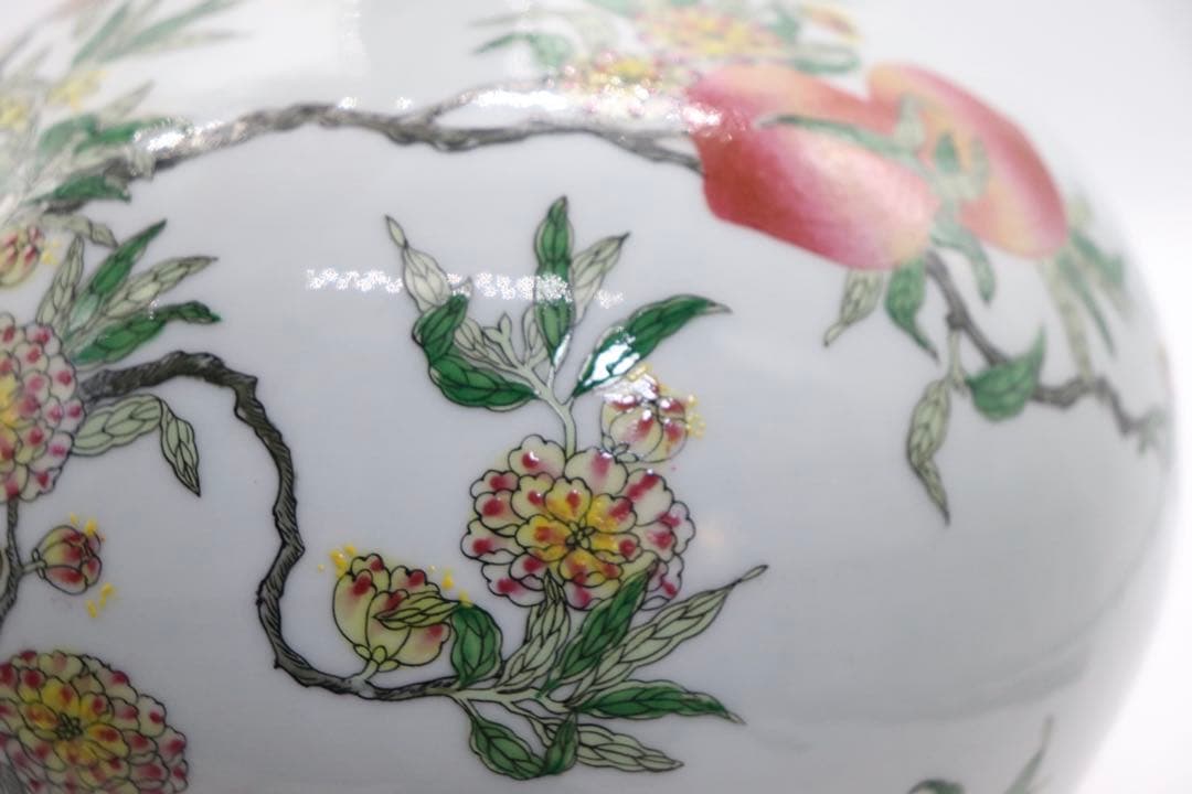 中国 粉彩 桃紋瓶 送料込み260118 - メルカリ