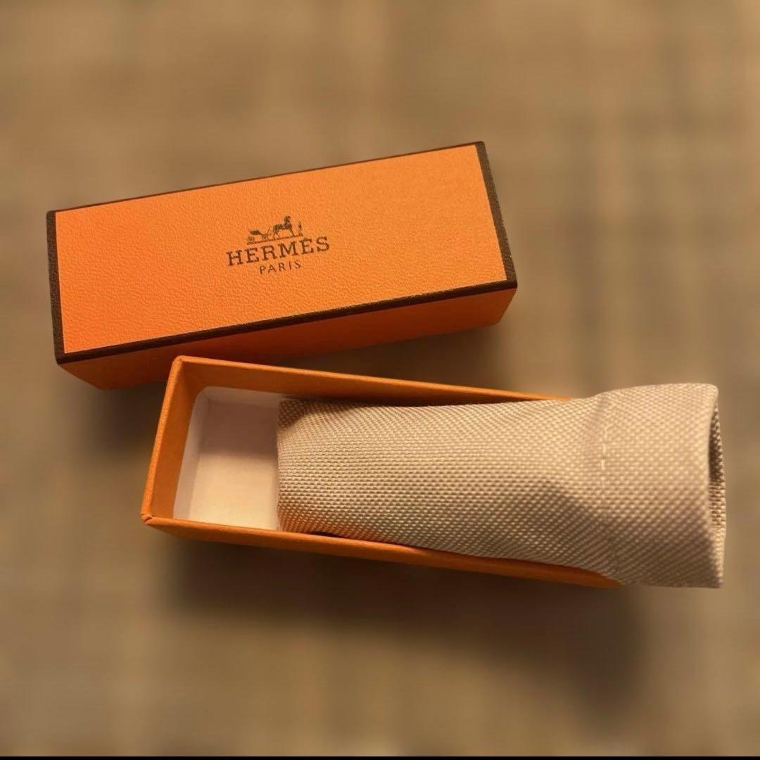HERMES エルメス リップケース カバー 箱付き レザー ルージュH