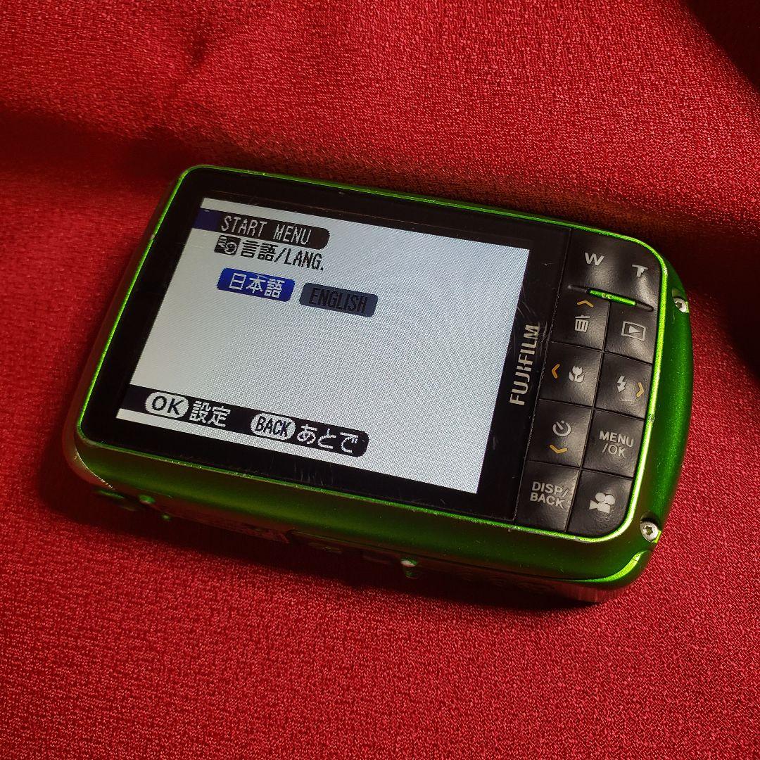 FinePix Z33WP デジカメ デジタルカメラ 緑 グリーン 防水 - メルカリ