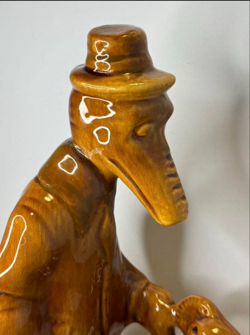 激レア‼️ソビエト アンティーク 大きなチェブラーシカとゲーナの陶器